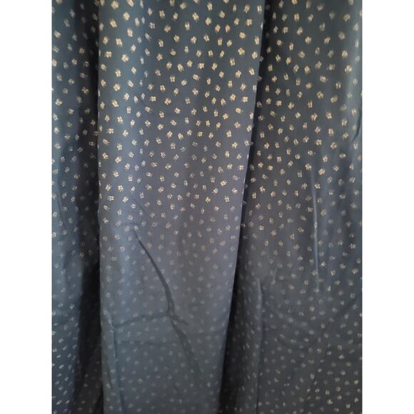 Vintage Models Coat Blue Floral Housecoat - Picture 7 of 8